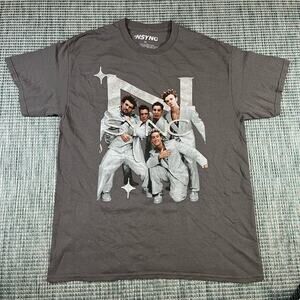 NSYNC Men’s T shirt Gray New Sz‎ M